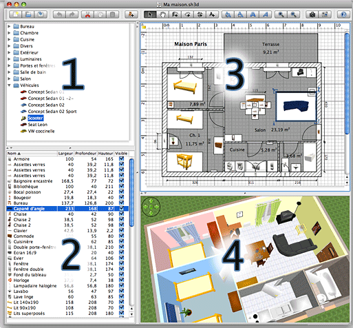 Sweet Home 3D - sample